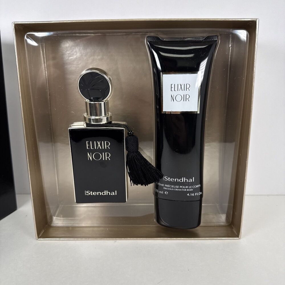 RARE ELIXIR NOIR BY STENDHAL Perfume and Body Cream - 40ML Made In FRANCE 🇫🇷